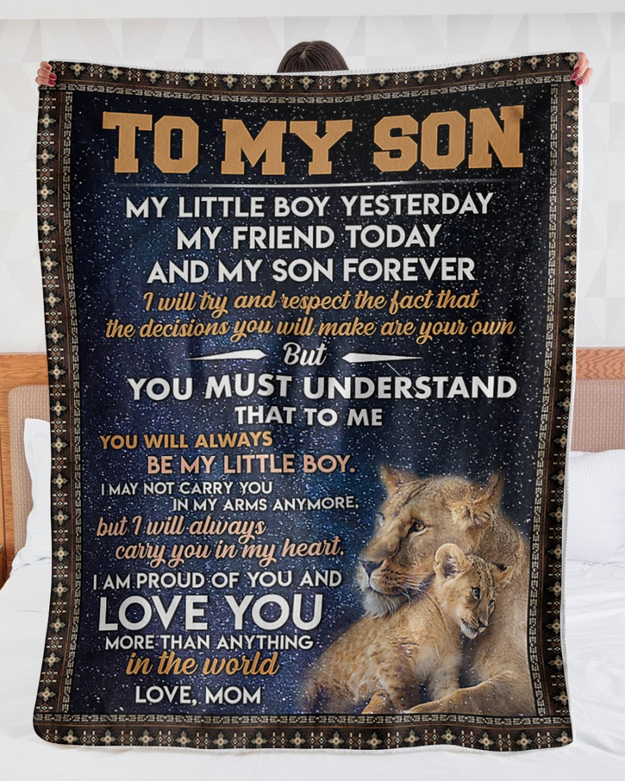 Special blanket for Son - From Mom blanket