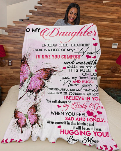 Special blanket for Daughter - From Mom blanket (SKUB06-101)
