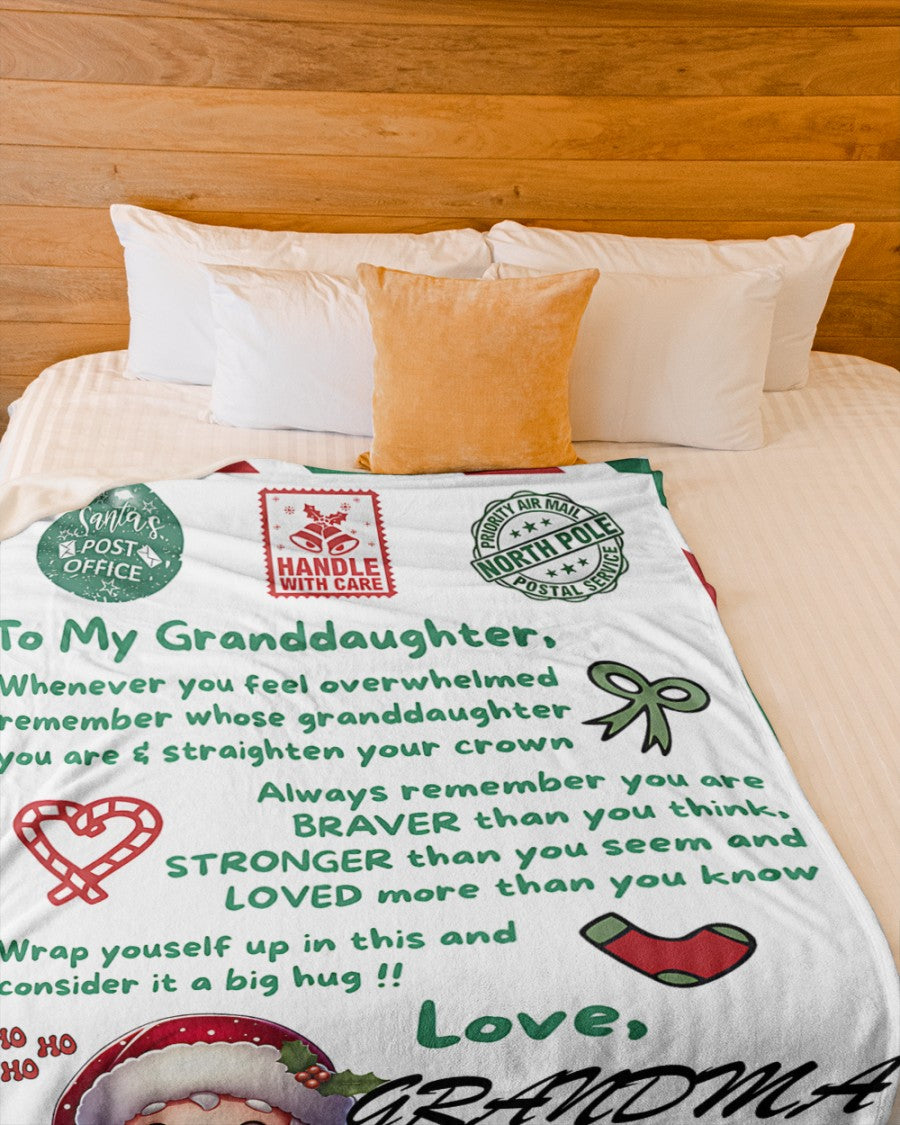 BLANKET FOR GRANDDAUGHTER FROM GRANDMA – XMAS GIFT (SKUB-CHRISTMAS3)