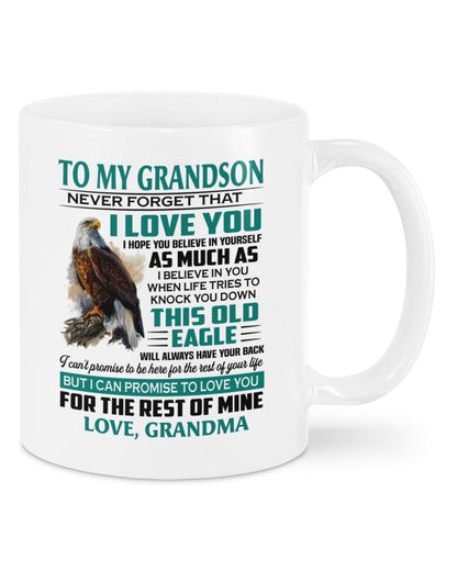 TO GRANDSON MUG 02 - GIFT FROM GRANDMA - hnds00