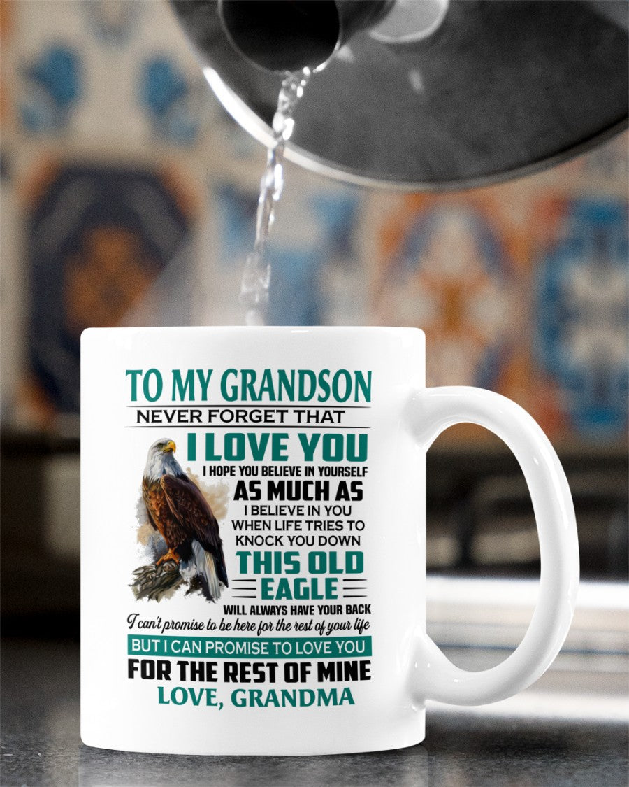 TO GRANDSON MUG 02 - GIFT FROM GRANDMA - HNDS00