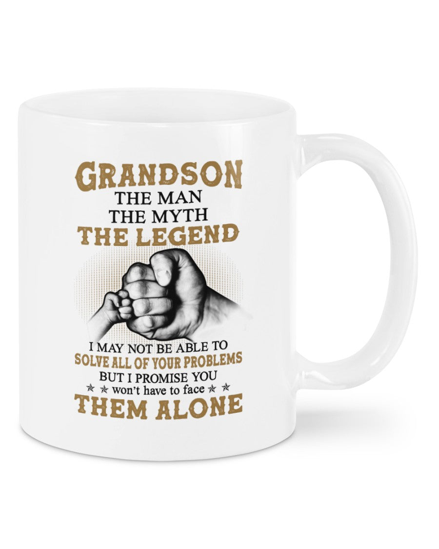 TO GRANDSON MUG 03 - GIFT FROM GRANDMA - HNDS00