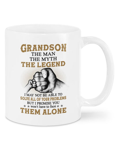 TO GRANDSON MUG 03 - GIFT FROM GRANDMA - HNDS00