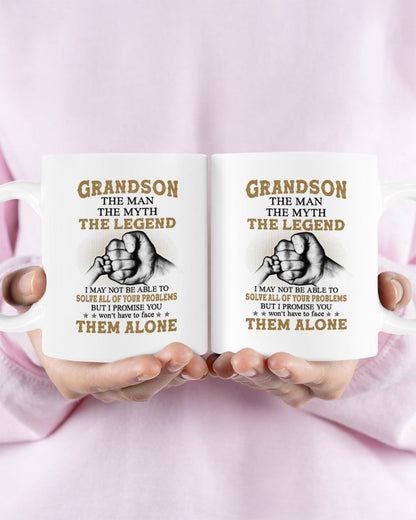 TO GRANDSON MUG 03 - GIFT FROM GRANDMA - HNDS00