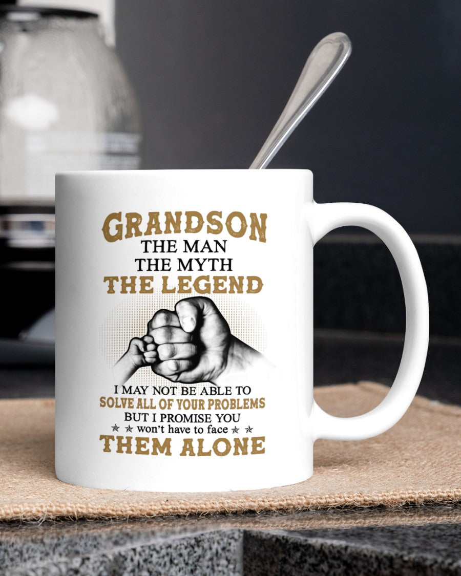TO GRANDSON MUG 03 - GIFT FROM GRANDMA - HNDS00