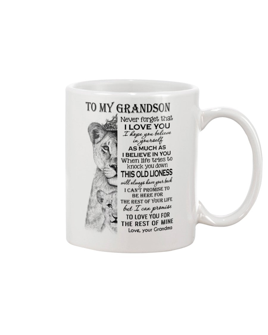 TO GRANDSON MUG 04 - GIFT FROM GRANDMA - HNDS00