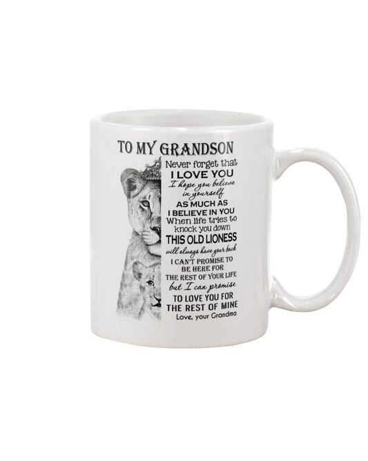 TO GRANDSON MUG 04 - GIFT FROM GRANDMA - HNDS00