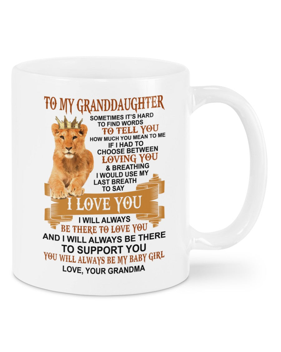 TO GRANDDAUGHTER MUG 01 - GIFT FROM GRANDMA - hnds00
