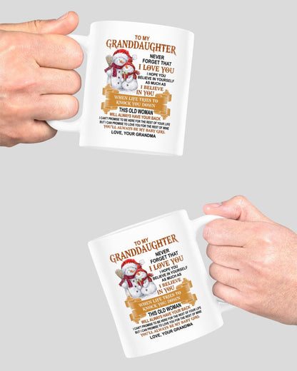 TO GRANDDAUGHTER MUG 03 - GIFT FROM GRANDMA - DTSM00 (SKUG12-285)