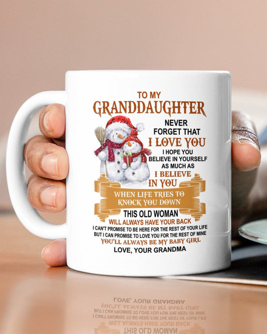 TO GRANDDAUGHTER MUG 03 - GIFT FROM GRANDMA - hnds00