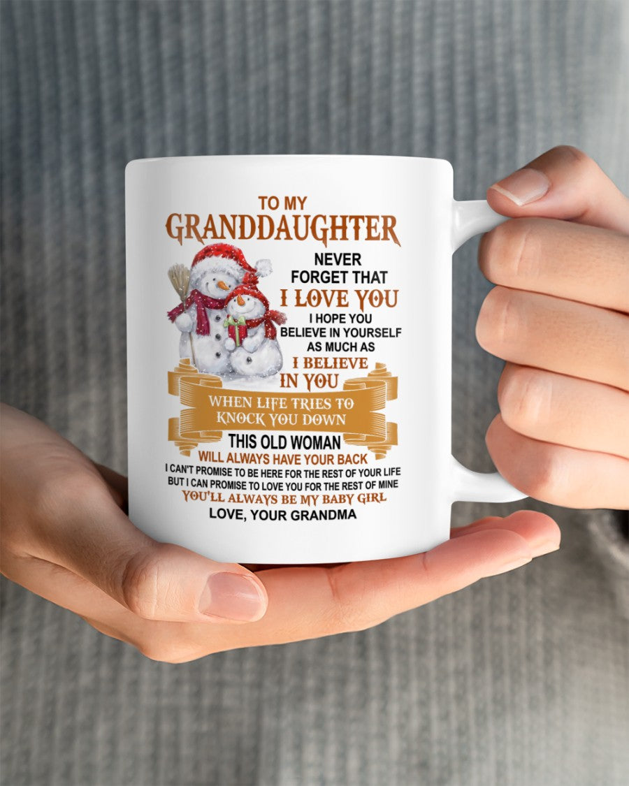 TO GRANDDAUGHTER MUG 03 - GIFT FROM GRANDMA - hnds00