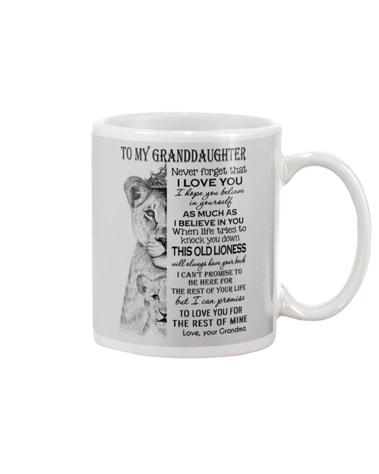 TO GRANDDAUGHTER MUG 04 - GIFT FROM GRANDMA - HNDS00