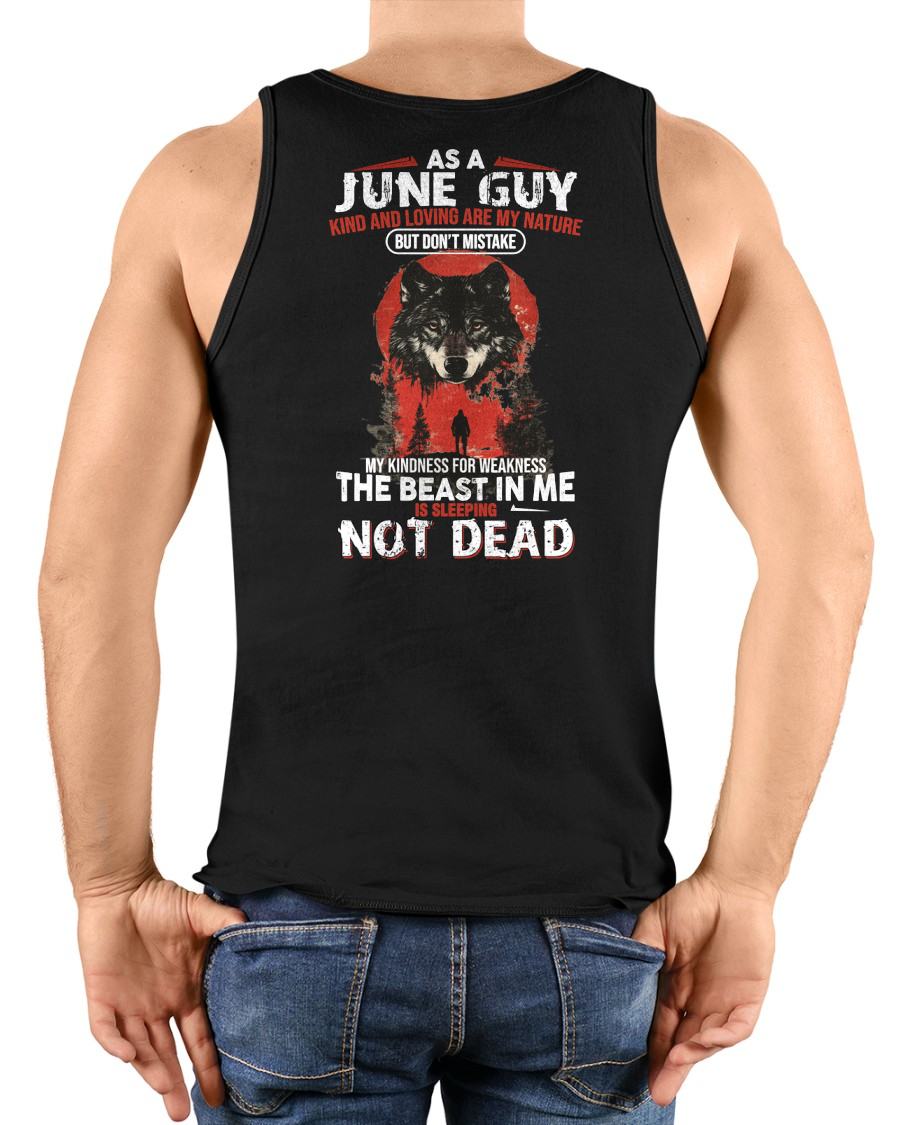 JUNE - KIND AND LOVING ARE MY NATURE - BIRTHDAY T-SHIRT FOR MEN - MTNN06 (SKU26T-01-17-06)