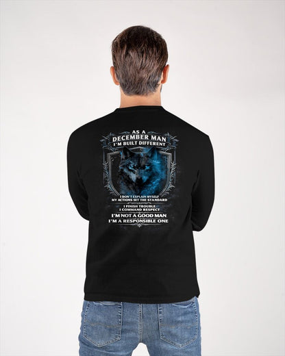 DECEMBER - BUILT DIFFERENT - BIRTHDAY T-SHIRT FOR MEN - MTNN12 (SKU12-301-12)