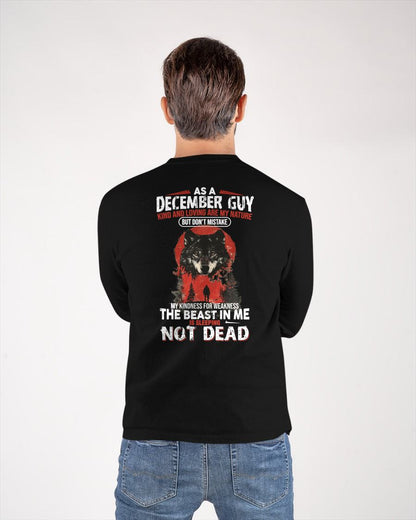 DECEMBER - KIND AND LOVING ARE MY NATURE - BIRTHDAY T-SHIRT FOR MEN - MTNN12 (SKU26T-01-17-12)
