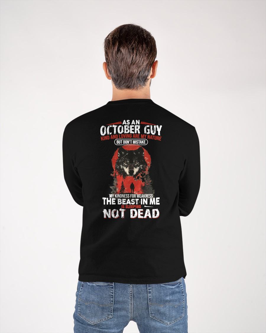 OCTOBER - KIND AND LOVING ARE MY NATURE - BIRTHDAY T-SHIRT FOR MEN - MTNN10 (SKU26T-01-17-10)