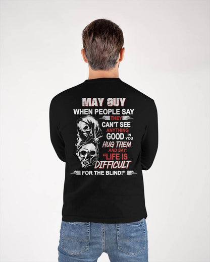 MAY - HUG THEM AND SAY... - BIRTHDAY T-SHIRT FOR MEN - MTNN05 (SKU12-253-05)