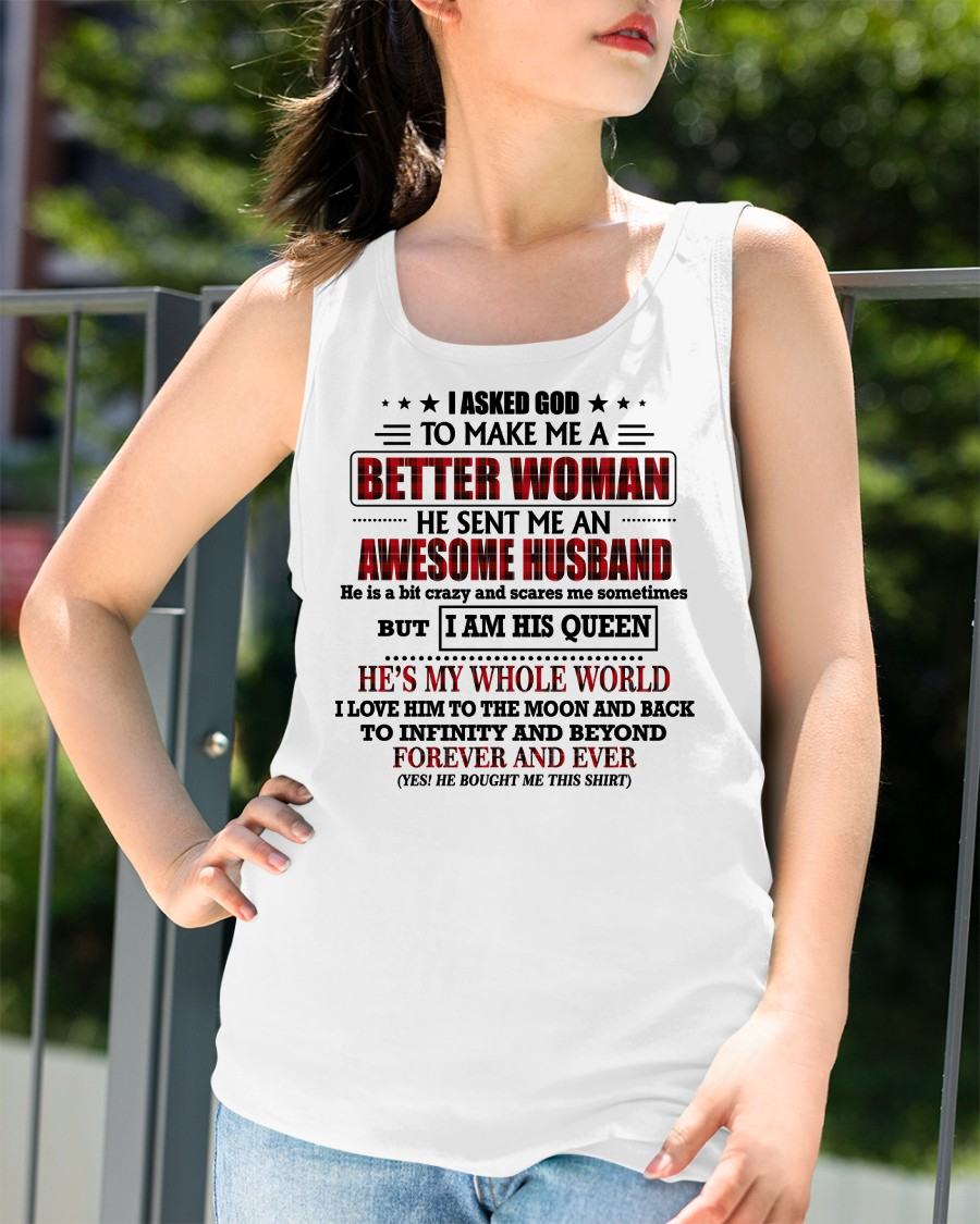 GOD SENT ME AN AWESOME HUSBAND - GIFT FROM HUSBAND - MTNN00 (SKU12-321-00)