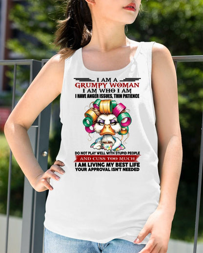 GRUMPY WOMAN - BIRTHDAY SHIRT FOR WOMEN - MTNN00 (SKU26T-01-22-00)