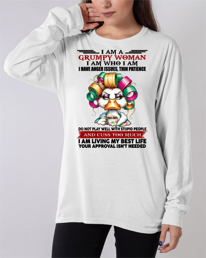 GRUMPY WOMAN - BIRTHDAY SHIRT FOR WOMEN - MTNN00 (SKU26T-01-22-00)