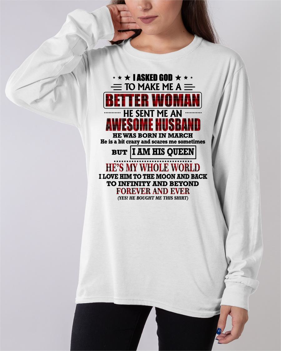 MARCH - GOD SENT ME AN AWESOME HUSBAND - GIFT FROM HUSBAND - MTNN03 (SKU12-321-03)