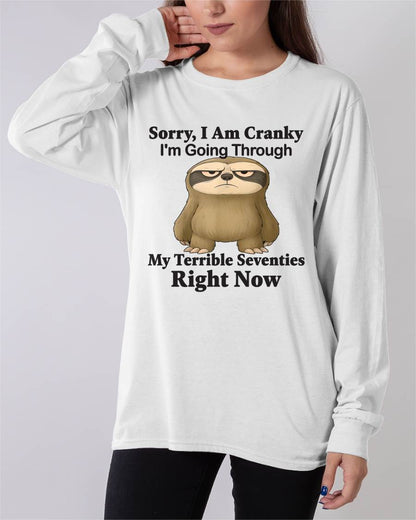SORRY I AM CRANKY - BIRTHDAY SHIRT FOR WOMEN - MTNN00 (SKU12-226)