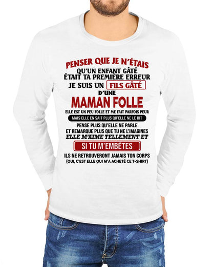 JE SUIS UN FILS GÂTÉ – CADEAU DE MAMAN - frMTNN00 (SKU12-186)