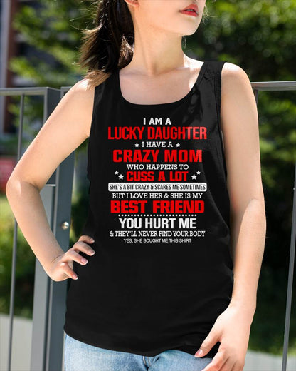 I'M A LUCKY DAUGHTER - PERFECT GIFT FOR YOUR DAUGHTER - GIFT FROM MOM - MTNN00 (SKU12-241-00)