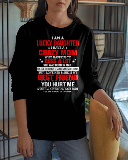 MAY - I'M A LUCKY DAUGHTER - PERFECT GIFT FOR YOUR DAUGHTER - GIFT FROM MOM - MTNN05 (SKU12-241-05)