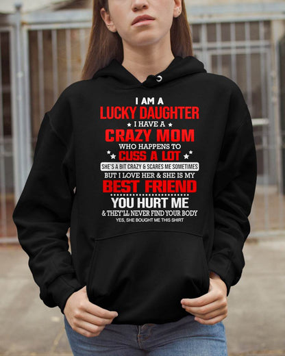 I'M A LUCKY DAUGHTER - PERFECT GIFT FOR YOUR DAUGHTER - GIFT FROM MOM - MTNN00 (SKU12-241-00)