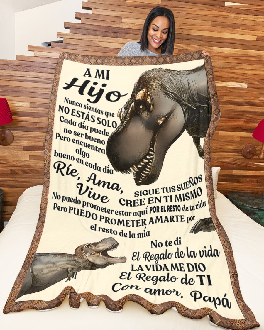 Manta para Hijo – Regalo de Consuelo y Calidez de Papá Manta Acolchada de Forro Polar Sherpa NTTDsp (SKUB11-63)