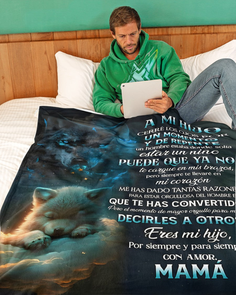 MANTA PARA HIJO – REGALO DE COMODIDAD Y CALOR DE MAMÁ Manta acolchada de forro polar Sherpa NTTDsp (SKUB11-79)