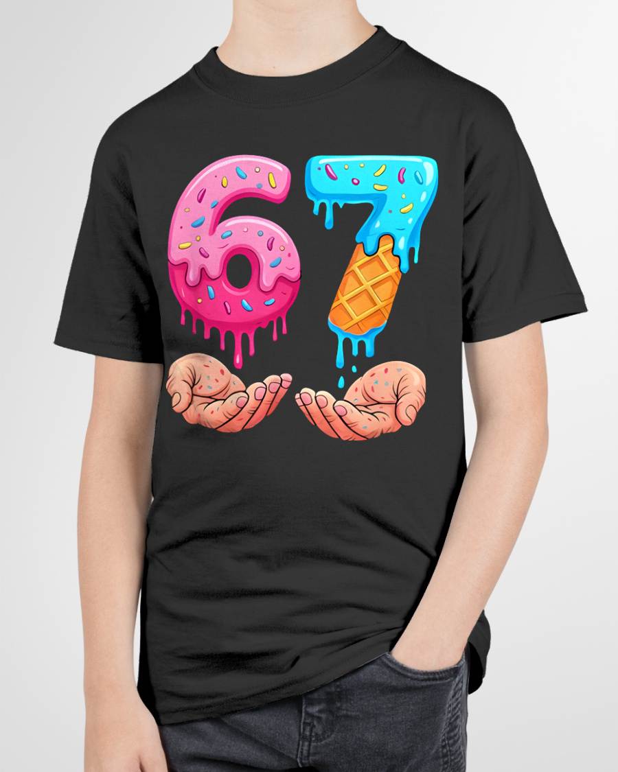 ICE CREAM 6 7 - UNISEX MEME T-SHIRT - MTNN00