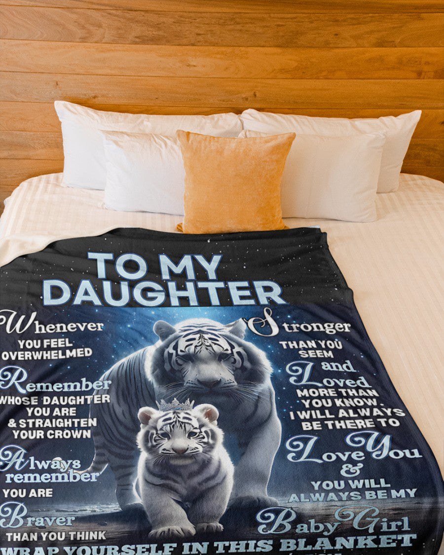 BLANKET FOR DAUGHTER – COMFORT & WARMTH GIFT FROM MOM Sherpa Fleece Quilt Blanket MTNN00 (SKUB12-153)