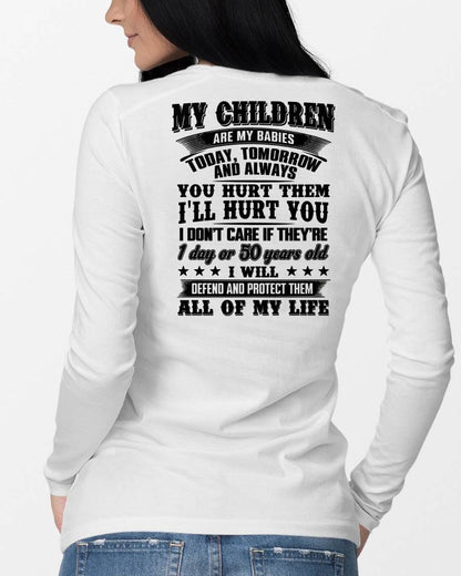 MY CHILDREN ARE MY BABY - T-SHIRT FOR MOM - MTNN00 (SKU12-274)