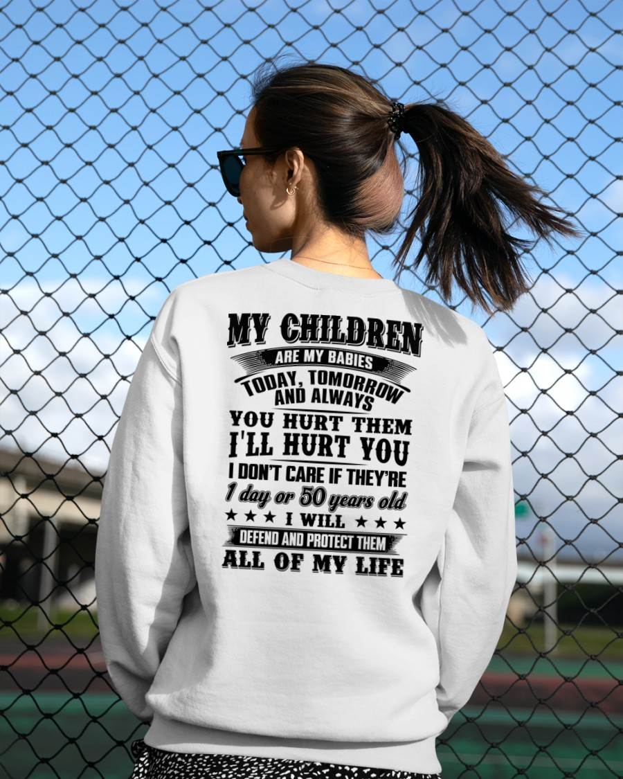 MY CHILDREN ARE MY BABY - T-SHIRT FOR MOM - MTNN00 (SKU12-274)