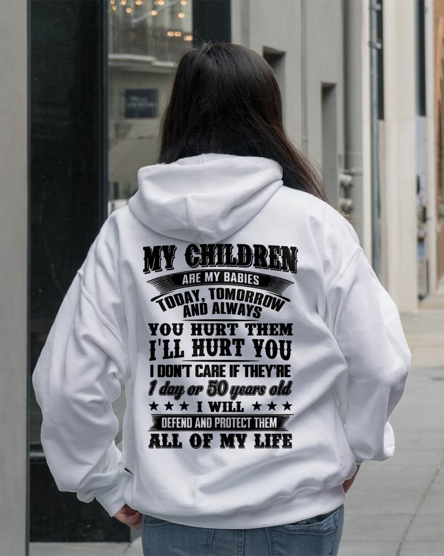 MY CHILDREN ARE MY BABY - T-SHIRT FOR MOM - MTNN00 (SKU12-274)