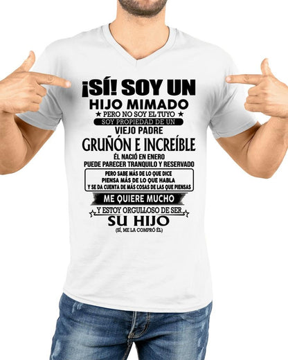 (Enero) Padre Increíble - Regalo especial para hijo - T01 (Sku.tbn07-01)