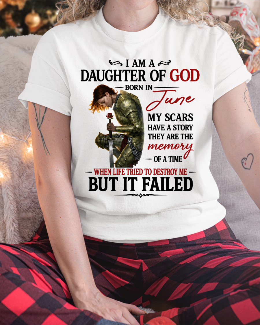 June – Daughter Of God – T-Shirt For Women - MTNN06 (SKU2605-221-06)