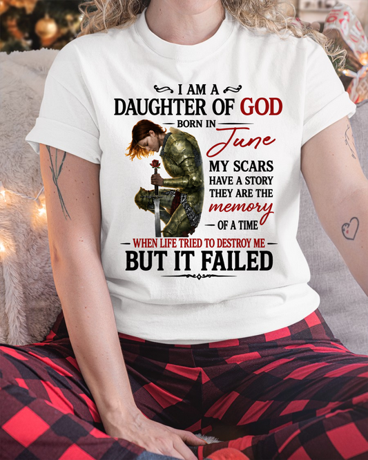 June – Daughter Of God – T-Shirt For Women - MTNN06 (SKU2605-221-06)