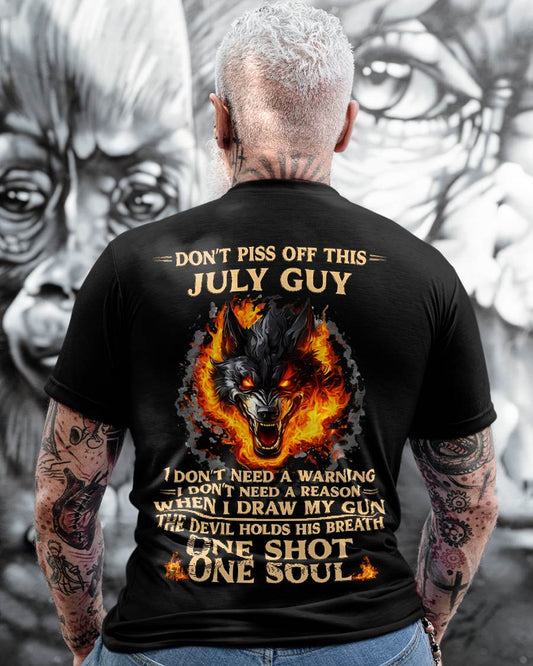 JULY – One Shot One Soul – T-Shirt For Men – MTNN07 (SKU2604-120-07)