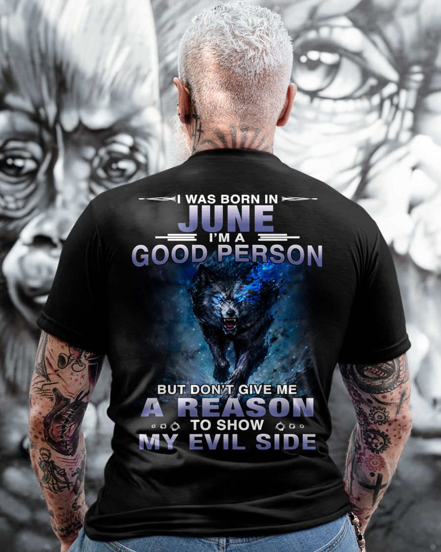 JUNE – GOOD PERSON UNTIL PROVOKED - T-SHIRT FOR MEN - MTNN06 (SKU2605-386-06)