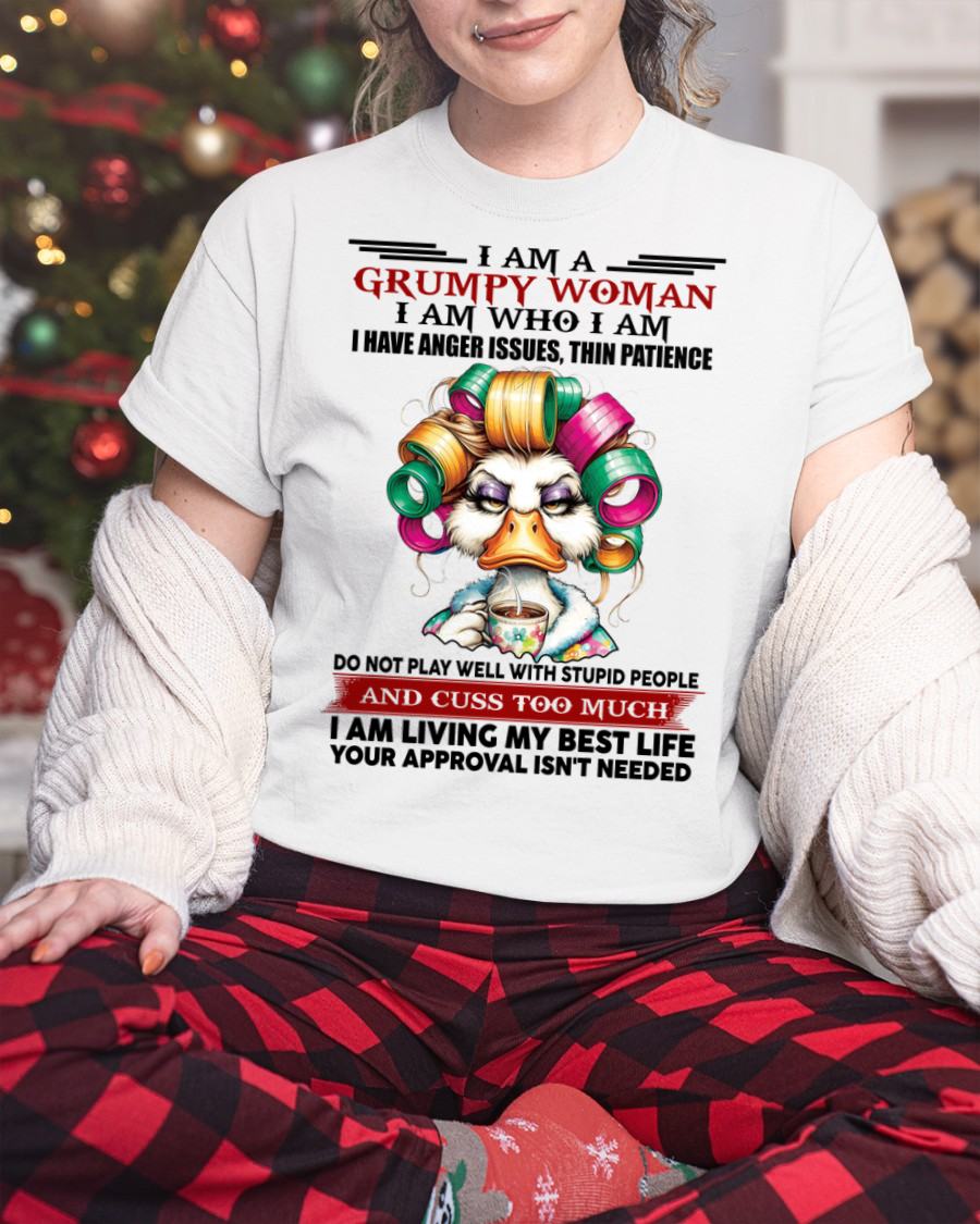 GRUMPY WOMAN - BIRTHDAY SHIRT FOR WOMEN - MTNN00 (SKU26T-01-22-00)