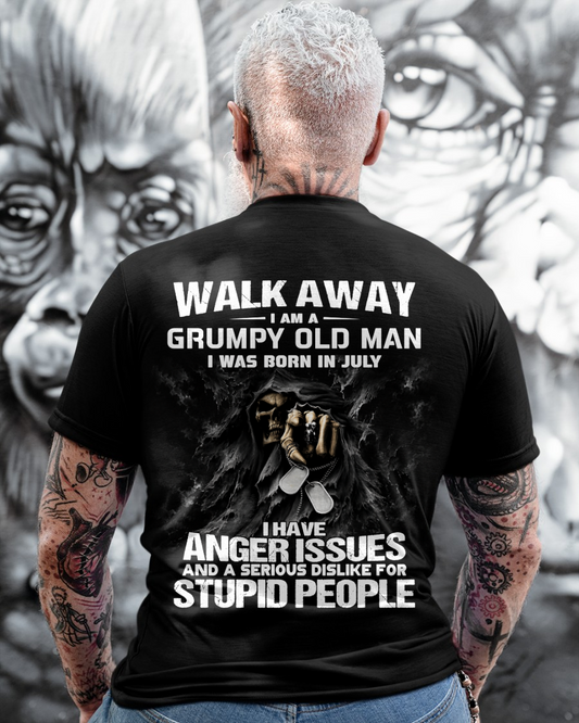JULY GRUMPY OLD MAN – T-SHIRT FOR MEN  - MTNN07 (SKU2605-280-07)
