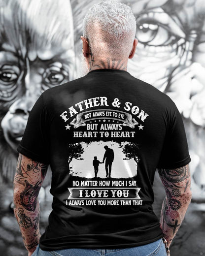 FATHER & SON - T SHIRT- GIFT FROM DAD -MTNN00 (SKU2606-130)