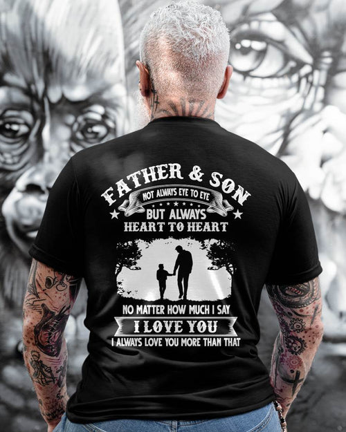 FATHER & SON - T SHIRT- GIFT FROM DAD -MTNN00 (SKU2606-130)