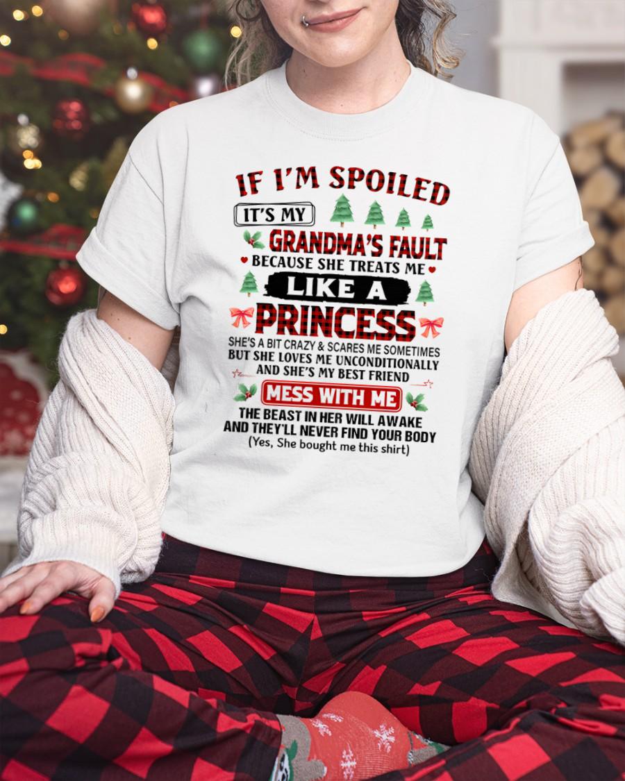 CHRISTMAX T-SHRIT FOR GRANDDAUGHTER - GIFT FROM GRANDMA - MTNN00