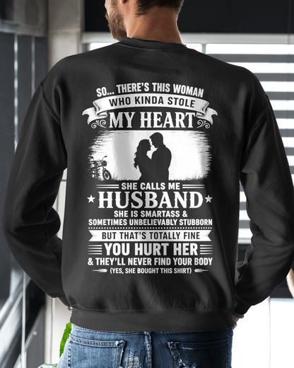 MY HEART BELONGS TO MY WIFE – T-SHIRT FROM WIFE - MTNN00 (SKU2606-15-00)