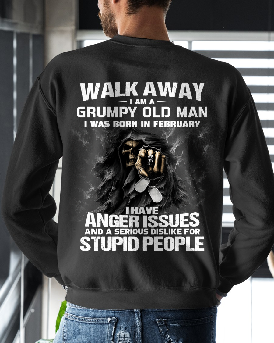 FEBRUARY GRUMPY OLD MAN – T-SHIRT FOR MEN  - MTNN02 (SKU2605-280-02)
