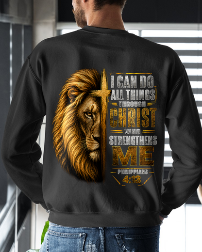 I CAN DO ALL THINGS THROUGH CHRIST - T-SHIRT FOR MEN  - MTNN00 (SKU2605-313)